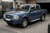 Ford Ranger 2002–2006 Side steps Allmond Grey (set van 2, aluminium) foto 1