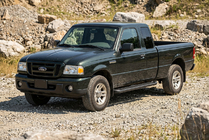 Ford Ranger 2002–2006 Allmond Black side steps (2 st., aluminium) foto 1