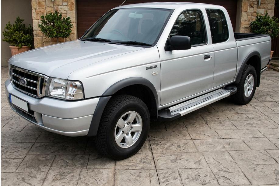 Ford Ranger 2002–2006 Zijdrempels Vision New Grey (set van 2, aluminium) Image