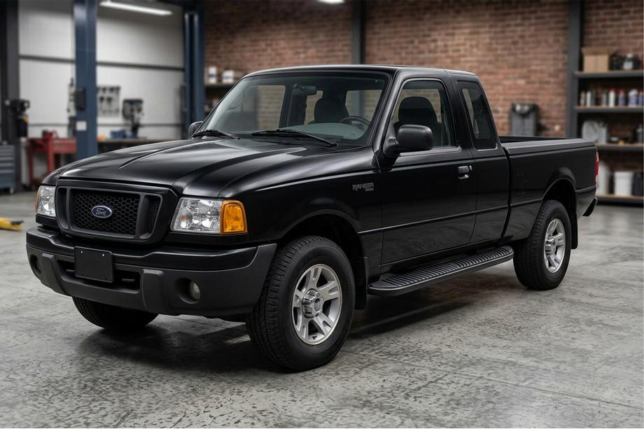Ford Ranger 2002–2006 Tayga Black zijtreden (set van 2, aluminium) Image
