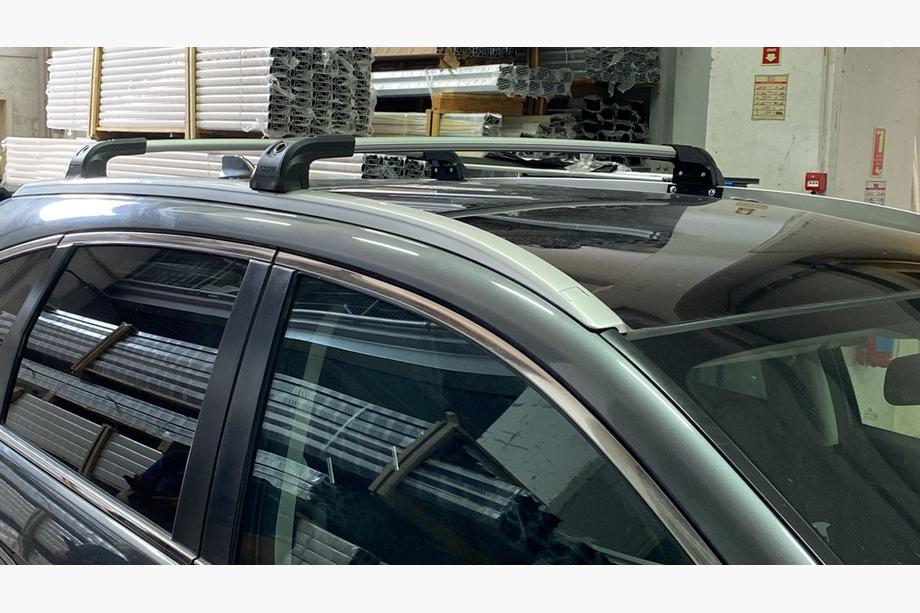 Honda CRV 2012–2016 Dakdragerset voor geïntegreerde dakrails Strong (2 stuks) Grijs Image