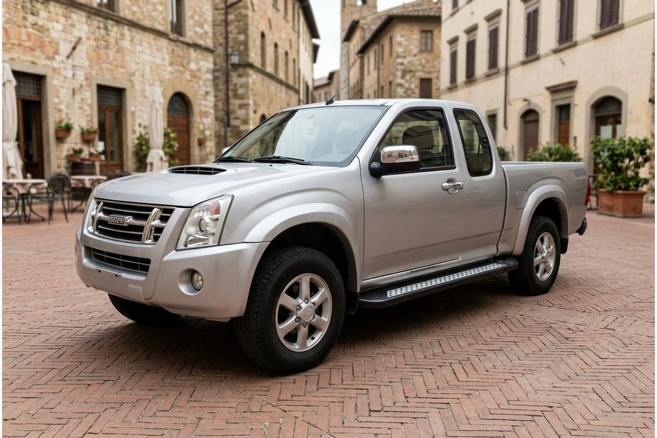 Isuzu D-Max 2002–2011 Side steps Vision New Black (2007-2012, 2 stuks, aluminium) Image