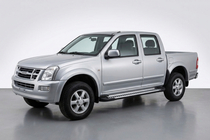 Isuzu D-Max 2002–2011 Side steps Line (2007-2012, 2 stuks, aluminium) foto 1