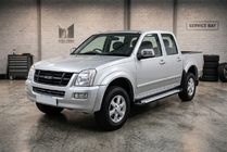 Isuzu D-Max 2002–2011 Side steps Allmond Grey (2007-2012, 2 stuks, aluminium) foto 1