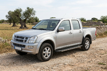 Isuzu D-Max 2002–2011 Bosphore Grey side steps (2007-2012, 2 stuks, aluminium) foto 1