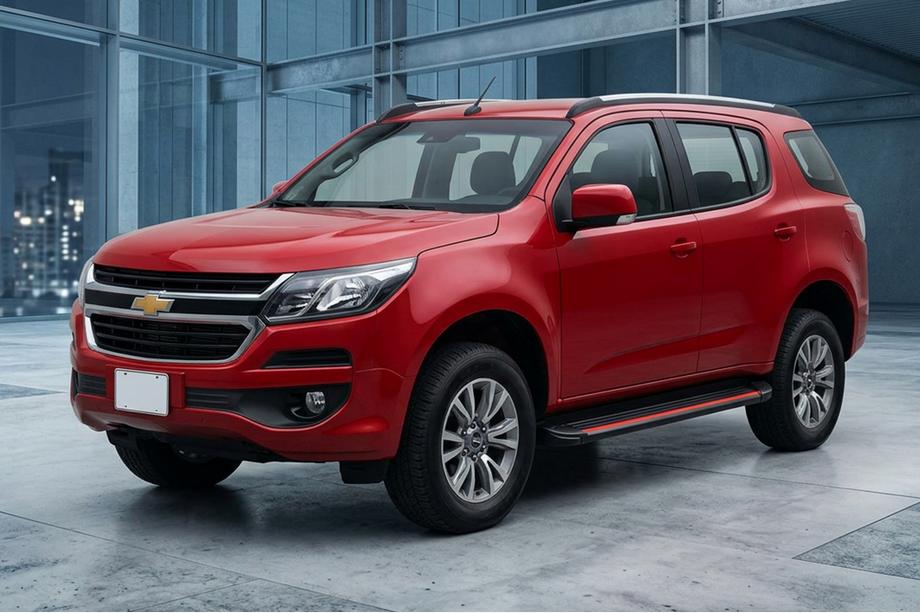 Chevrolet Trailblazer 2012–2019 Side steps Maya Red (2 stuks, aluminium) Image