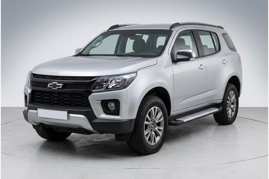 Chevrolet Trailblazer 2012–2019 Side steps Allmond Grey (set van 2, aluminium) Image