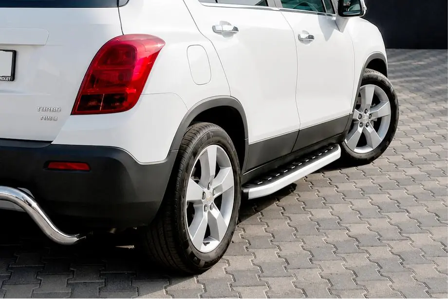 Chevrolet Trailblazer 2012–2019 Fullmond side steps (2 stuks, aluminium) Image