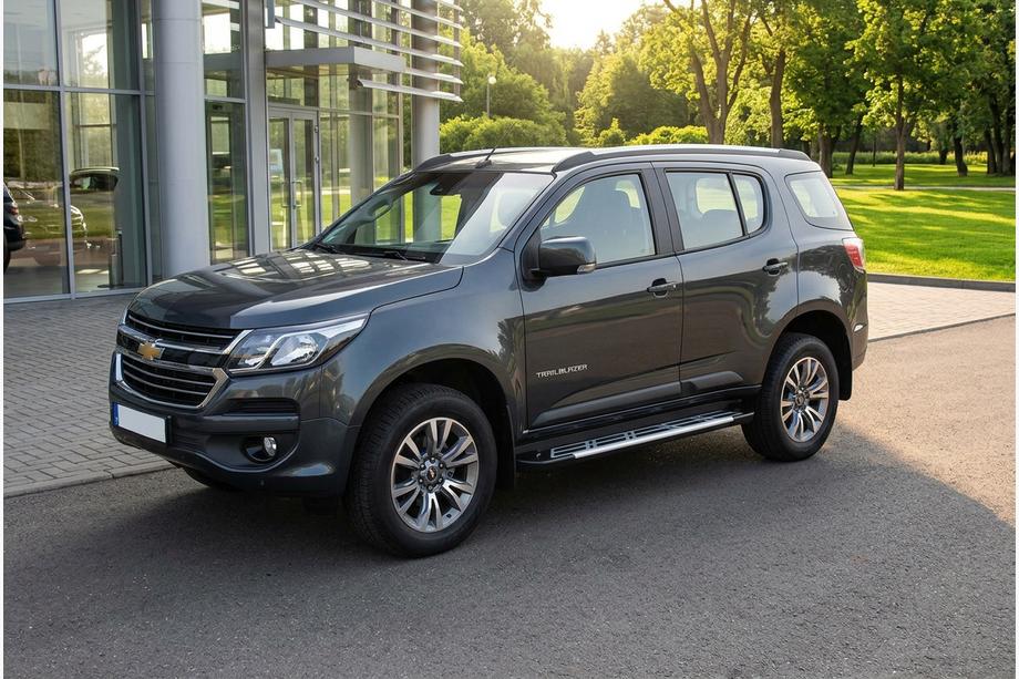 Chevrolet Trailblazer 2012–2019 Sunrise side steps (set van 2, aluminium) Image