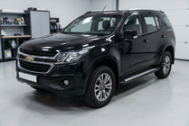 Chevrolet Trailblazer 2012–2019 Zijtreden Vision New Black (2 stuks, aluminium) foto 1