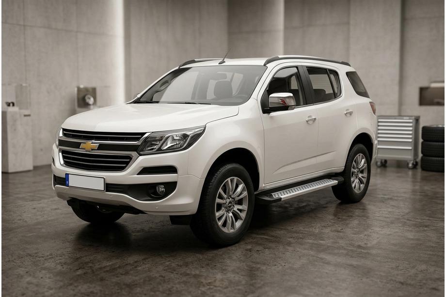 Chevrolet Trailblazer 2012–2019 Zijdrempels Vision New Grey (set van 2, aluminium) Image