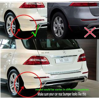 Achterspatlappen voor ML W166 (AMG-bumper) foto 4