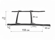 GreatWall Haval/Hover H3 2005–2013 OEM dakrails foto 4