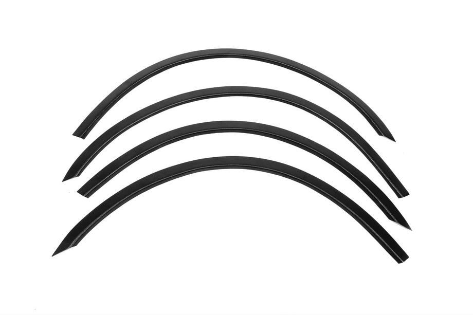 Mercedes E-class W211 2002–2009 Wielkastverbreders (set van 4, zwart, ABS-kunststof) Foto 1