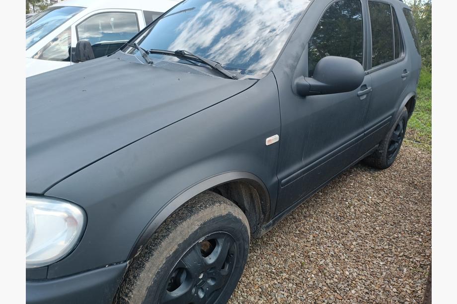 Mercedes ML W163 1997–2005 Wielkastverbreders (set van 4, zwart, ABS-kunststof) Foto 1