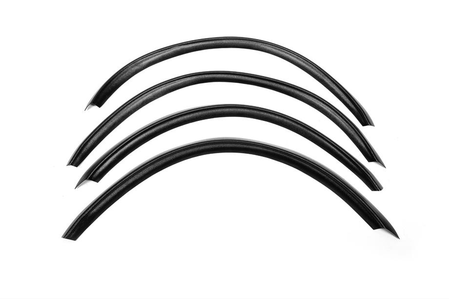 Mercedes ML W163 1997–2005 Wielkastverbreders (set van 4, zwart, ABS-kunststof) Foto 3
