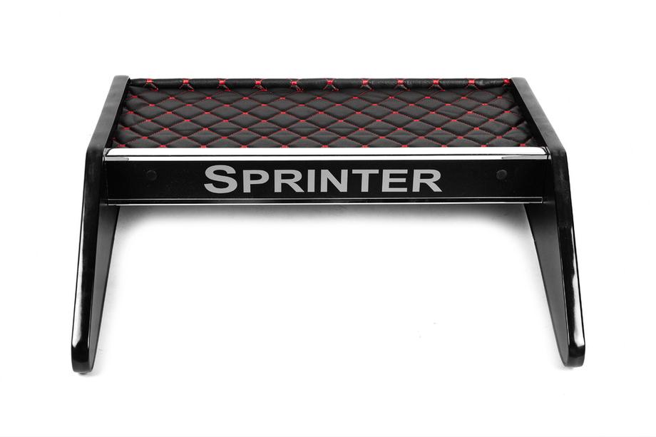 Mercedes Sprinter W906 2006–2018 Dashboardplank (zwart met rood stiksel) Foto 3