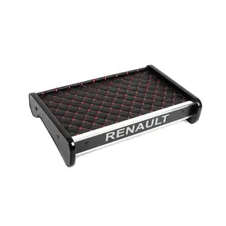 Dashboardplank (zwart met rood stiksel) Renault Master 1998–2010 foto 2