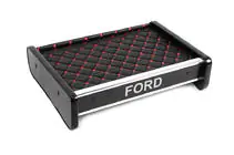 Ford Transit 1991–2000 Dashboardplank (zwart met rood stiksel) foto 3