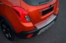 Opel Mokka 2012–2021 OmsaLine RVS achterbumperbeschermlijst (2012-2016) foto 2