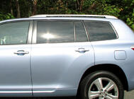 Toyota Highlander 2008–2013 OEM dakrails grijs (aluminium) foto 1