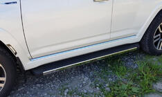 Toyota 4Runner 2009–2024 Side steps design 2020 OEM (set 2 st., aluminium) foto 1