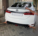 Toyota Corolla 2013–2019 Achterdiffuser V3 (1234 Upgrade) foto 1