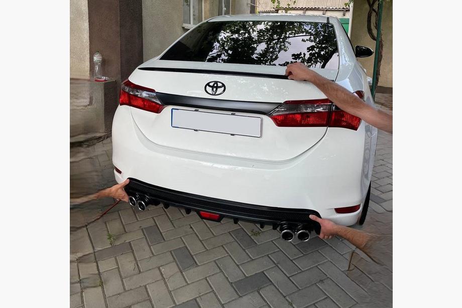 Toyota Corolla 2013–2019 Achterdiffuser V3 (1234 Upgrade) Image
