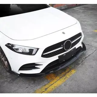 Frontlip spoiler (voor AMG-Line 2018-2021, zwart) foto 2