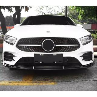 Frontlip spoiler (voor AMG-Line 2018-2021, zwart) Mercedes A-Klasse W177 2018– foto 1