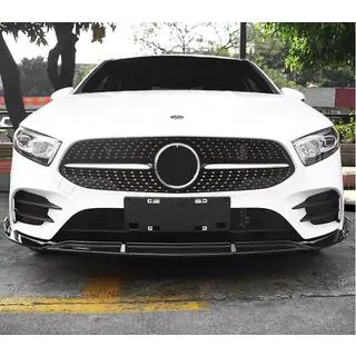 Frontlip spoiler (voor AMG-Line 2018-2021, zwart) foto 1