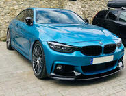 BMW 4 Serie F32/F33/F36 2012–2020 Voorlip spoiler 1234 Upgrade (zwart) foto 2