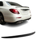 Mercedes E-class W213 2016–2023 LIP spoiler (1234 Upgrade, zwart) foto 1