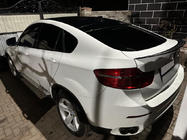 BMW X6 E71 2008–2014 LIP spoiler (1234 Upgrade, zwart) foto 5