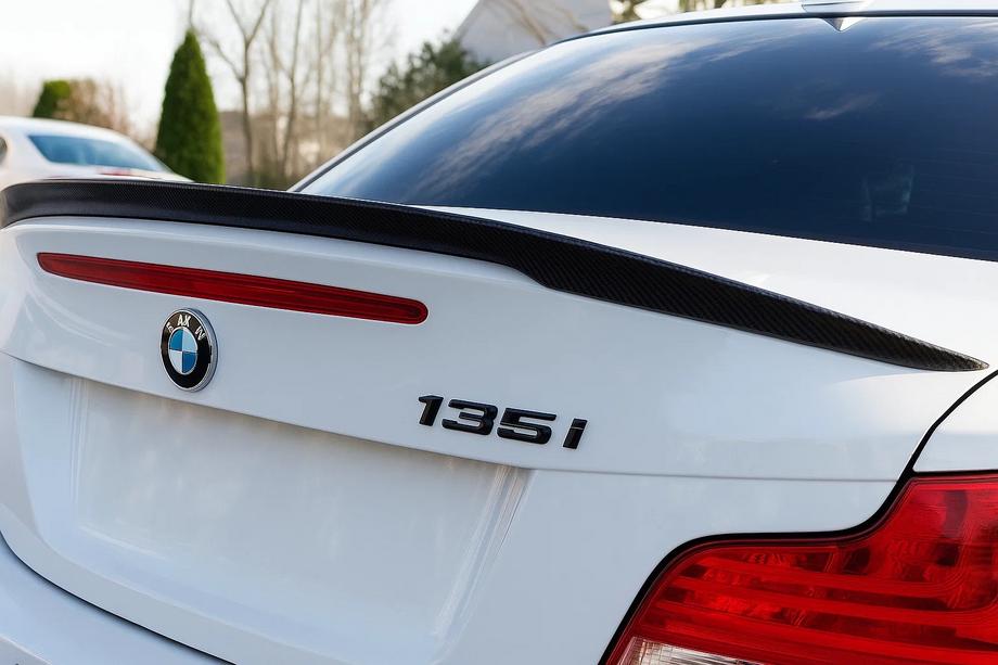 BMW 1 Serie E81/E82/E87/E88 2004–2011 Lipspoiler (voor E82, zwart) Image