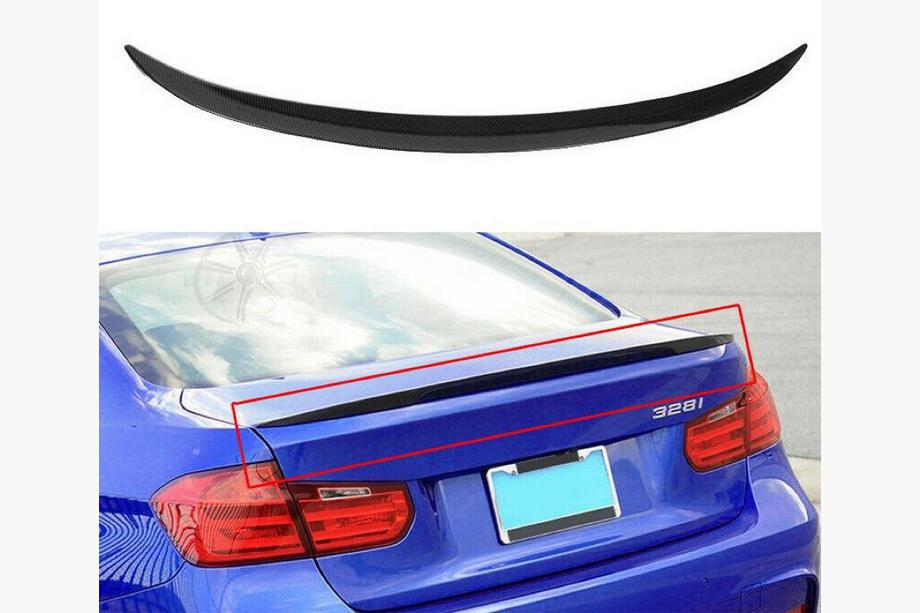 BMW 3 Serie F30/F31 2012–2019 Lipspoiler LIP V2 (1234 Upgrade, zwart) Image