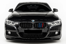 BMW 3 Serie F30/F31 2012–2019 M-Look nierengrilles (M-Color) foto 1