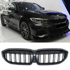 BMW 3 Serie G20/G21 2018– M-Look V2 nierroosters (2018-2022, hoogglans zwart) foto 2