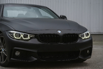 BMW 4 Serie F32/F33/F36 2012–2020 Nierengrilles M-Look (mat zwart) foto 1