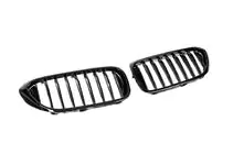 BMW 5 Serie G30/G31 2017–2023 Nieren grille 1 Bar (2017-2020, hoogglans zwart) foto 5