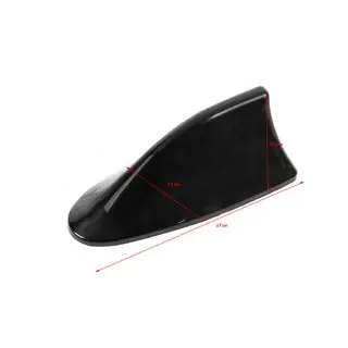 Sharkfin dakantenne (zwart, ABS) foto 4