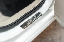 Volkswagen Golf 7/E-Golf 2012–2020 OmsaLine V2 instaplijsten (4 stuks, roestvrij staal) foto 3
