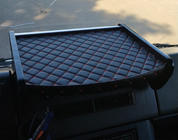Mercedes T2 (507-814) 1967–1996 Dashboardplank (zwart met rood stiksel) foto 1