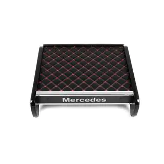 Dashboardplank (zwart met rood stiksel) Mercedes T1 (207-410) 1977–1995 foto 2