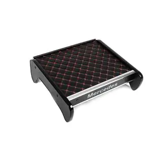 Dashboardplank (zwart met rood stiksel) Mercedes T1 (207-410) 1977–1995 foto 3