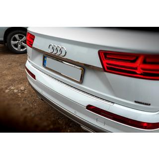 Chromen sierlijst boven de kentekenplaat (RVS) Audi Q7 2015–2026 foto 3
