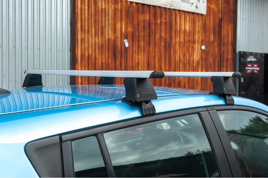Nissan Leaf 2010–2017 Dakdragers voor glad dak (chroom, set) Image