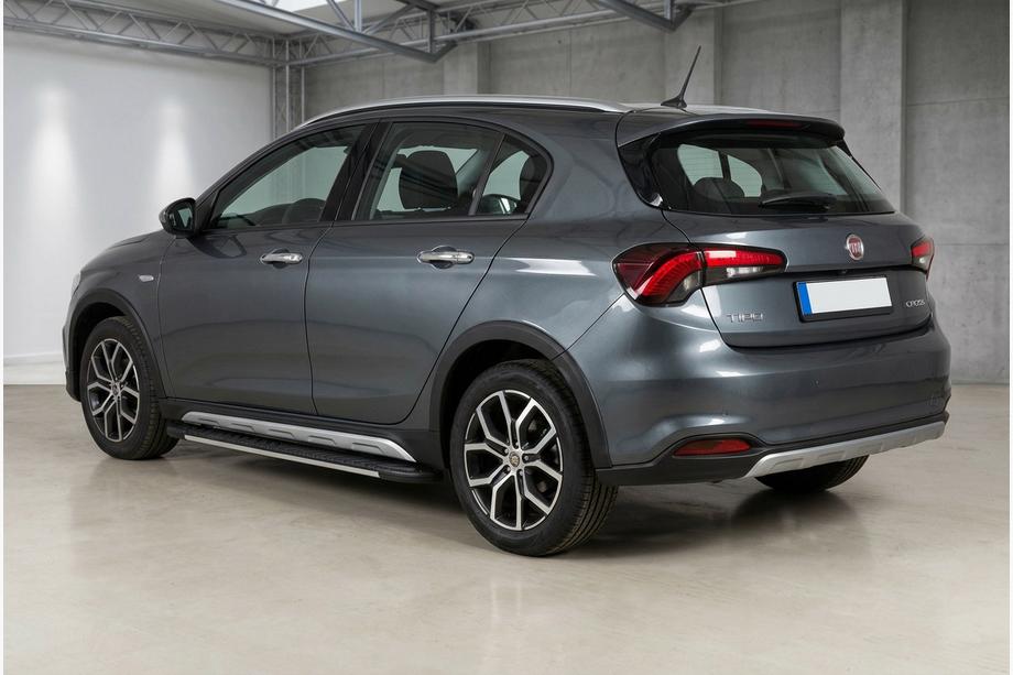 Fiat Tipo Cross 2021– Side steps Bosphorus Grey (set van 2, aluminium) Image