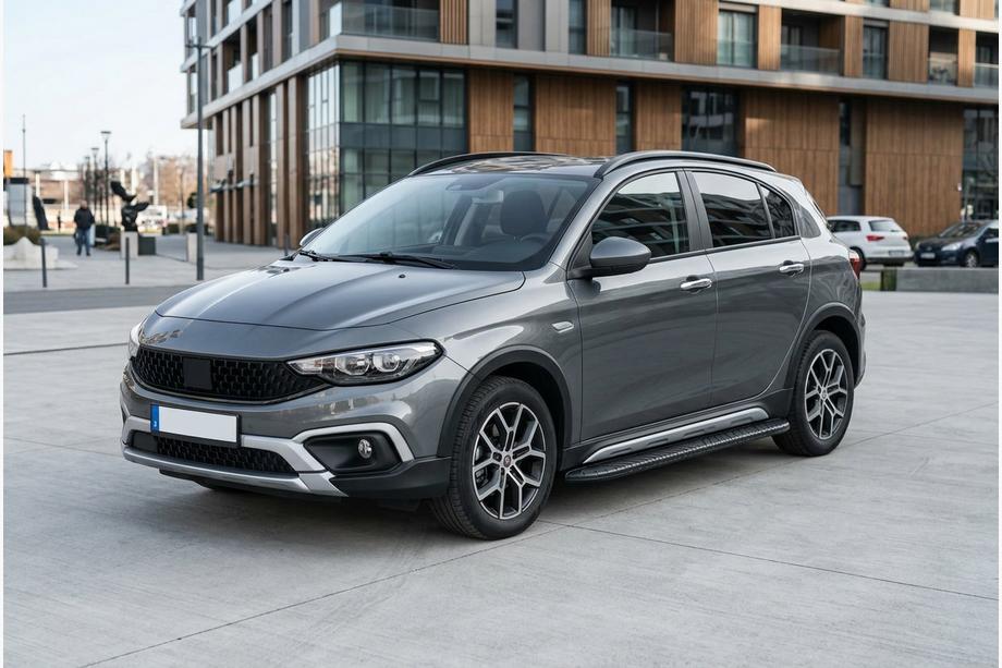 Fiat Tipo Cross 2021– Bosphorus Black side steps (2 st., aluminium) Image