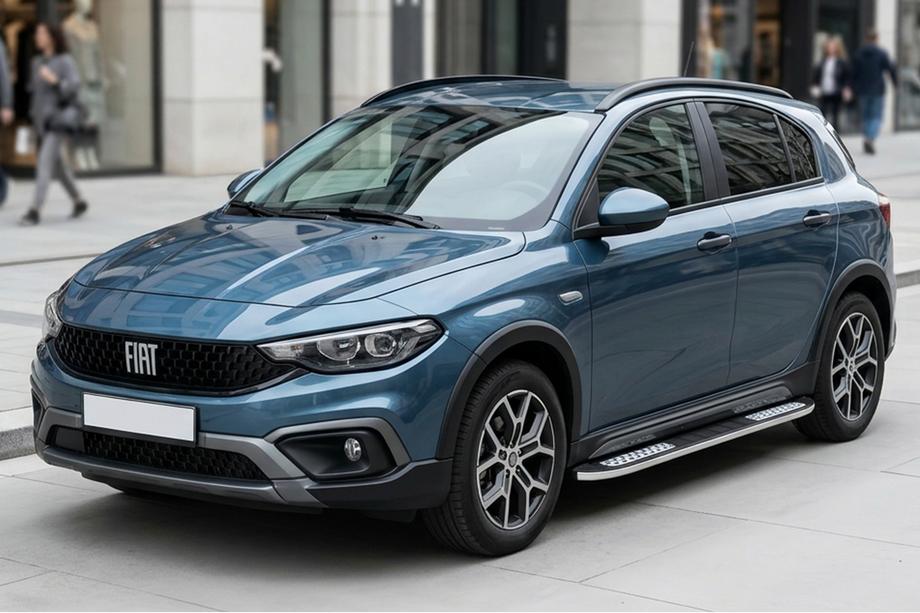 Fiat Tipo Cross 2021– Side steps Tayga V2 (2 stuks, aluminium) Image